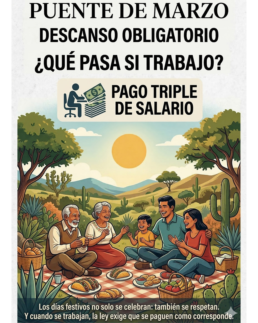 📅 Asueto de marzo: consideraciones laborales sobre el tercer lunes de marzo